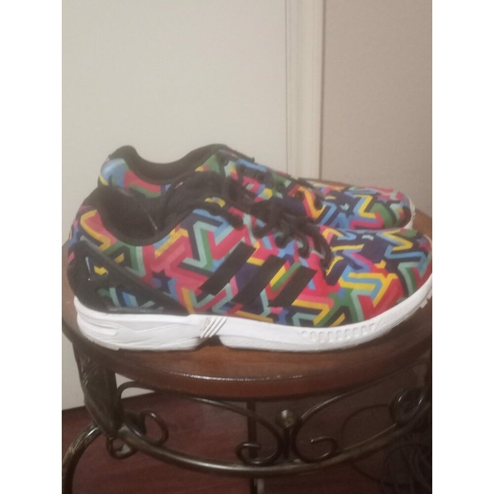 Adidas Torsion Sneakers AQ2737 Multicolor Geometric Stars Womens Size 9